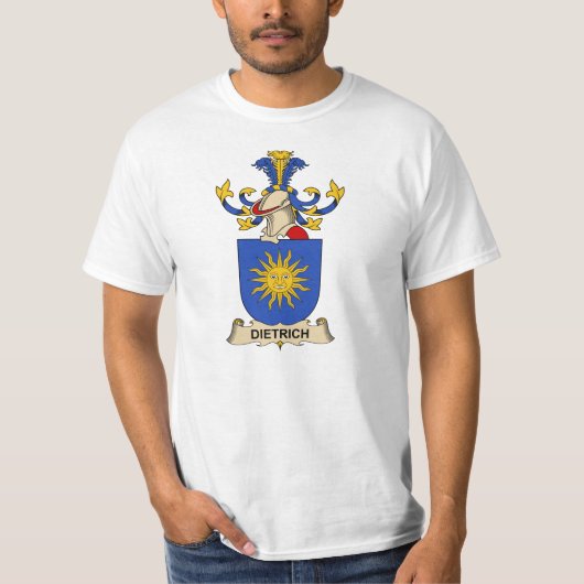Dietrich Familienwappen T-Shirt (Vorderseite)