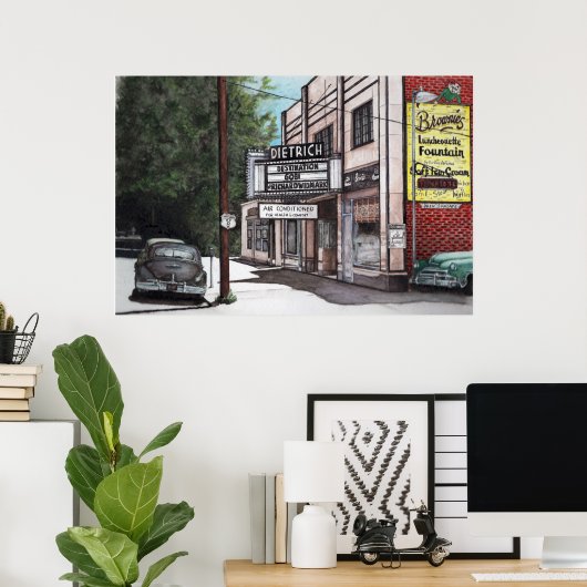 Dietrich Theater durch Dlee Poster (Heimbüro)