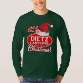 DIETZ LATERNEN-WEIHNACHTSlogo-SHIRT T-Shirt (Vorderseite)