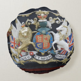 Dieu Et.Mon Droit Round Pillow Rundes Kissen