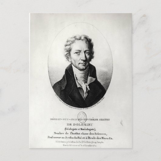 Dieudonne Dolomieu Postkarte (Vorderseite)