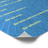 Diez Mandamientos - Aerosol Azul Poster 2 (Ecke)