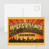 Differdange Luxemburg Hochöfen Postkarte (Vorne/Hinten)