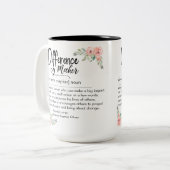 Difference Maker Definition Appreciation for her Zweifarbige Tasse (Vorderseite Links)