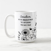 "Difference You've Made" Personalized Name Custom Kaffeetasse (Links)