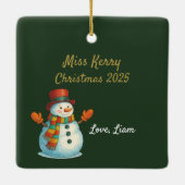 Different Abilities, Same Christmas Magic Keramikornament (Rückseite)