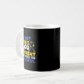 Different Beautiful 21 World Down Awarene Syndrom Kaffeetasse (Vorderseite Links)