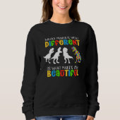 Different Beautiful Autism Awareness Puzzle Piece  Sweatshirt (Vorderseite)