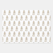 Different bunny  geschenkpapier set (Vorderseite 3)