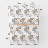 Different bunny  geschenkpapier set (Beispiel)