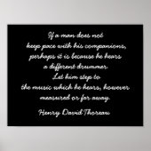 Different Drummer - Poster Art (Vorne)