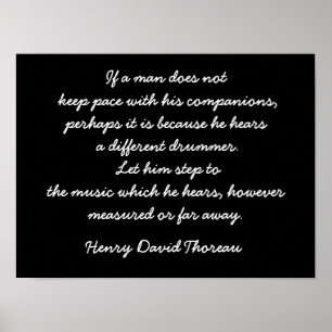 Different Drummer - Poster Art