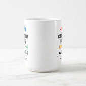 Different Minds Amazing Abilities Awareness Art Kaffeetasse (Mittel)