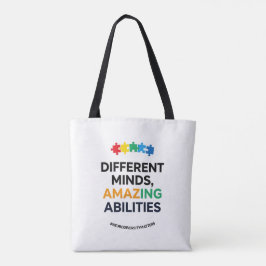 Different Minds Amazing Abilities Awareness Art Tasche