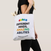 Different Minds Amazing Abilities Awareness Art Tasche (Von Nahem)