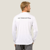 Different, Not Less | Minimalistischer Stolz auf B Tri-Blend Shirt (Voller Rücken)