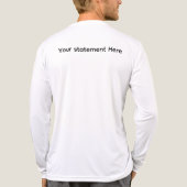Different, Not Less | Minimalistischer Stolz auf B Tri-Blend Shirt (Rückseite)