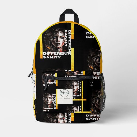 Different Sanity T-Shirt Bedruckter Rucksack (Vorderseite)