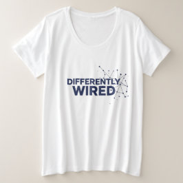 Differently Wired – Autism Awareness Month Blue  Große Größe T-Shirt