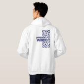 Differently Wired – Autism Awareness Month Blue Hoodie (Schwarz voll)