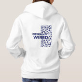 Differently Wired – Autism Awareness Month Blue Hoodie (Rückseite)
