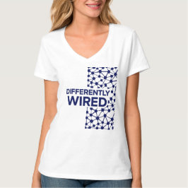 Differently Wired – Autism Awareness Month Blue T-Shirt