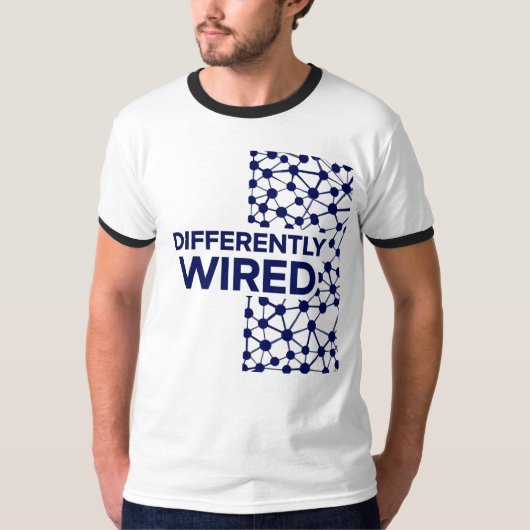 Differently Wired – Autism Awareness Month Blue T-Shirt (Vorderseite)