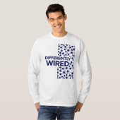Differently Wired – Autism Awareness Month Blue T-Shirt (Vorne ganz)