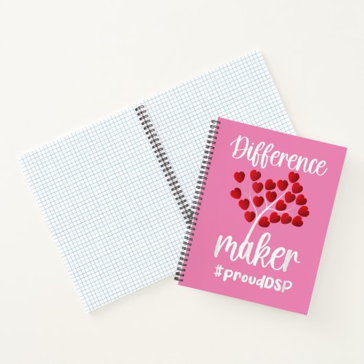 Differenz Maker Direct Support Berufliche Geschenk Notizblock (Innenseite)