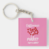 Differenz Maker Direct Support Berufliche Geschenk Schlüsselanhänger (Vorderseite)