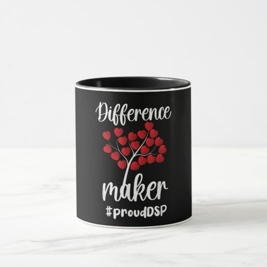 Differenz Maker Direct Support Berufliche Geschenk Tasse (Zentrum)