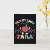 Differenz Maker Para Lehrer Paraprofessional Par Karte (Gelbe Blume)