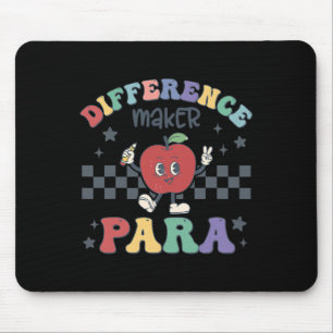 Differenz Maker Para Lehrer Paraprofessional Par Mousepad
