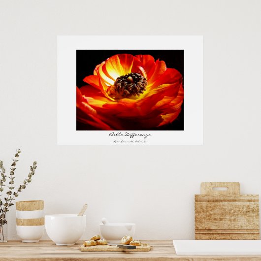 Differenza (mit Name) Poster (Küche)