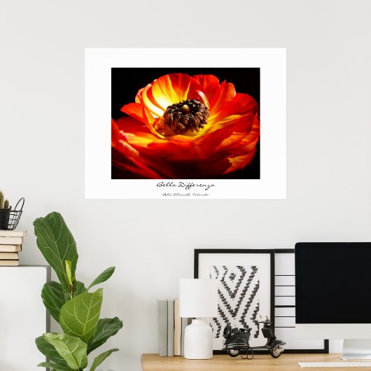 Differenza (mit Name) Poster (Heimbüro)