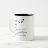 Differenzial Maker Wertschätzung Geschenk Lehrer V Zweifarbige Tasse (Vorderseite Links)