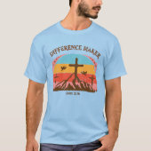 Differenzialkreuze T-Shirt (Vorderseite)