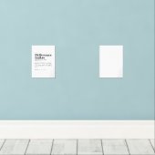 Differenzmacher - inspirierendes Zitat Bilderwand Sets (Holzboden)