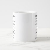 Differenzmaker-Definition inspirierend Jumbo-Tasse (Vorderseite)