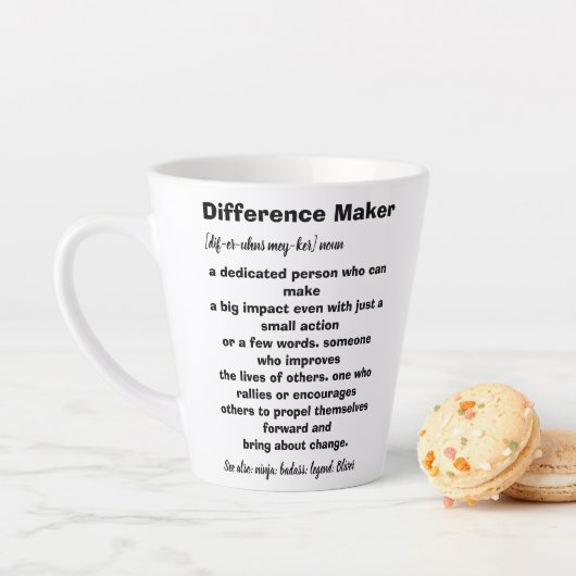 Differenzmaker-Definition inspirierend Milchtasse (Beispiel)