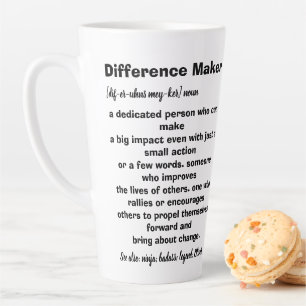 Differenzmaker-Definition inspirierend Milchtasse