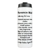Differenzmaker-Definition inspirierend Thermosbecher (Vorderseite)