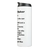 Differenzmaker-Definition inspirierend Thermosbecher (Nach rechts gedreht)