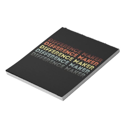 Differenzmaker Vintag Notizblock (Rotiert)