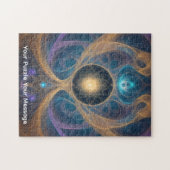 Difficult jigsaw puzzle "Cosmic Swirls" (Horizontal)