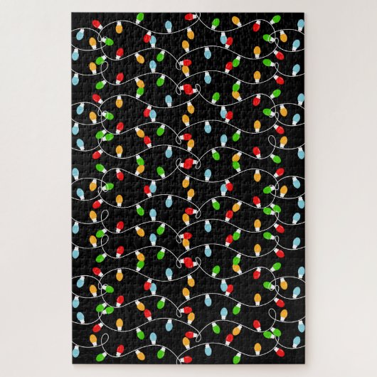 Difficult to solve Christmas Lights Puzzle (Vertikal)