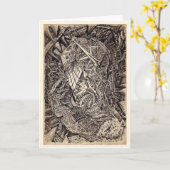 Diffracted (cavern dweller) karte (Gelbe Blume)