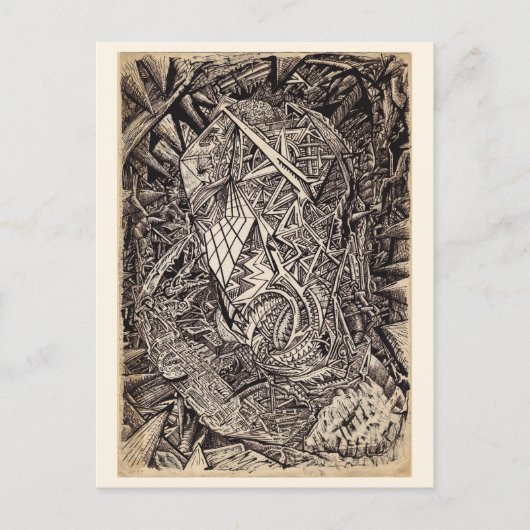 Diffracted (Höhlenbewohner), von Brian Benson Postkarte (Vorderseite)