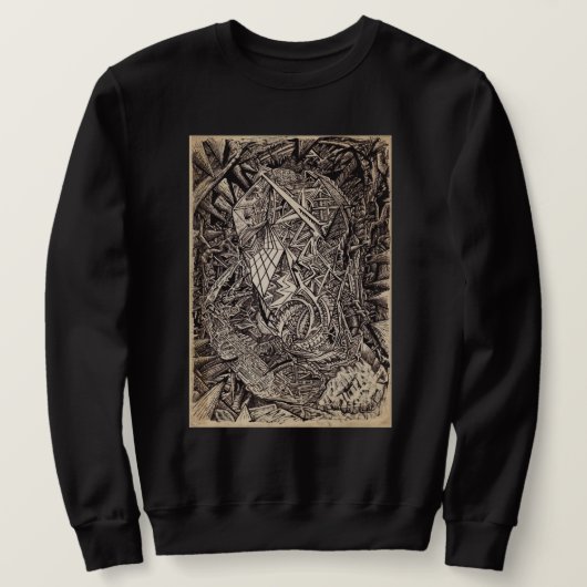 Diffracted (Höhlenbewohner), von Brian Benson Sweatshirt (Design vorne)