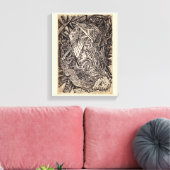 Diffrakete (Höhlenbewohner) Leinwand Art (Insitu (Wohnzimmer))
